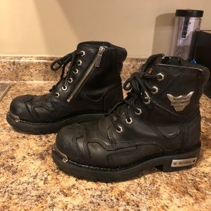 Womens Harley Davidson leather boots size 7